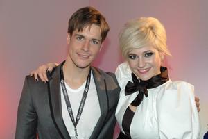 Kevin with Pixie Lott