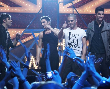 The Wanted perform at The Brit Awards 2011 nominat