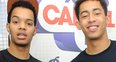 Rizzle Kicks backstage at the 2011 Jingle Bell Bal