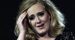 Adele collects the MasterCard British Album of the