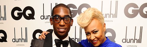 Tinie Tempah with Emeli Sande at the 2012 GQ Men O
