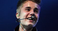 Justin Bieber performs on his Believe tour