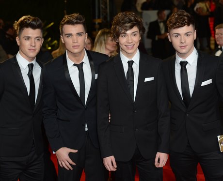 Union J arriving at the World Premiere of Skyfal