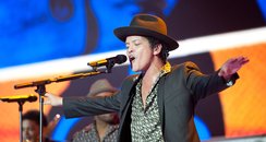 Bruno Mars at the Jingle Bell Ball 2012