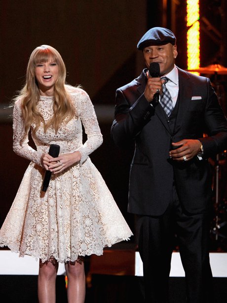 Taylor Swift at the Grammys nominations concert