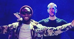 Tinie Tempah and Calvin Harris Twitter Picture
