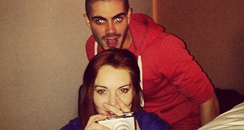 Linsay Lohan and Max George