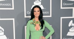 Katy Perry arrives at the Grammy Awards 2013