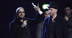 Coldplay BRIT Awards 2013 On Stage