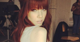 Carly Rae Jepsen with red hair