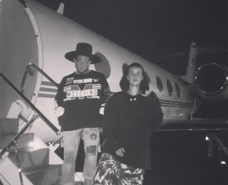 Making sure to fly in style, Justin charters a private jet to kick his holiday off.... - Capital