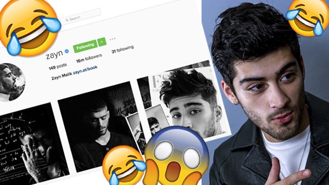 WATCH: Something Weird Is Going On With Zayn Malik's Instagram & We Can't Decide If It's Amazing Or Weird AF - Capital FM